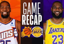 Phoenix Suns vs Lakers Match Player Stats